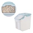 thumbnail image 1 of PP Plastic Pet Food Storage Container Dog Food And Cereal Storage SnapTight Lid Sealed Reinforcement Nordic Style, 1 of 5