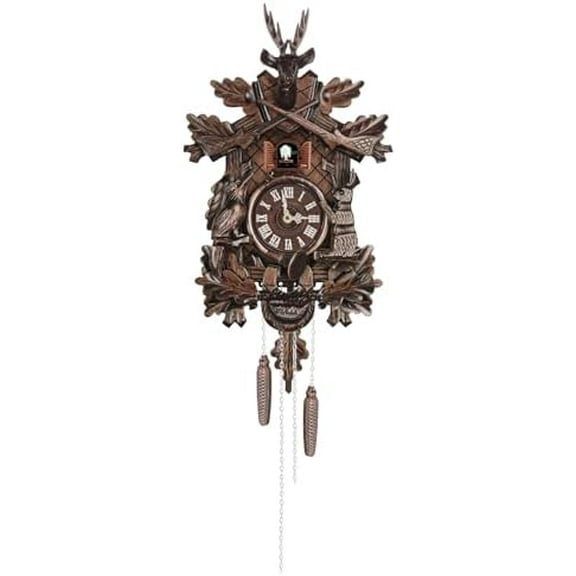 Cuckoo Wall Clock, Forest Nordic Style, Retro Cuckoo Clock Vintage Wall Clock Home Decor, Coo Coo Clock for Dining Room, Study Room, Tea Room, Coffee Shop Brown$$Home Decor, Kitchen, & Other