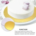 thumbnail image 4 of BEADCEST 10 Pcs Golden Decorative Cake Boards Presentation Paper Sale, 4 of 5