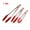 Red, variant on Kitchen Tongs Stainless Steel Locking Tong, Set of 3 7-inch 9-inch 12-inch for Cooking Grilling Barbecue Red