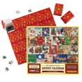 thumbnail image 2 of Calendario de Adviento de Navidad con rompecabezas Calendario de Adviento de 1008 piezas Rompecabezas Calendario de cuenta regresiva Rompecabezas Calendario de regalos navideños sorpresa de 24 días, 2 of 5