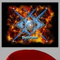 thumbnail image 1 of Wallhogs Xzendor7 Techno Chaos Wall Mural, 1 of 2