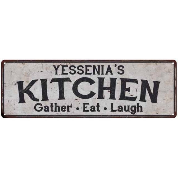 YESSENIA's Kitchen Gift Rustic Chic Decor Gift 6x18 Sign 206180051953