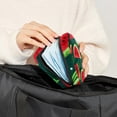 thumbnail image 5 of Watermelon Sanitary Napkin Storage Bag Period Purse Travel Security Pouch Small Treat Pouch 4.7x6.6x6.6 in Velvet Sponge Oxford Fabric Bag for Menstrual Pad Organization, 5 of 6