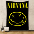 thumbnail image 3 of Tapiz con el cantante Kurt Cobain para la sala de estar, el dormitorio, la decoración del hogar, 3 of 5