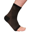 thumbnail image 5 of Copper D - Compression Ankle Sleeve - Rayon From Bamboo - Comfort Support For Every Day Uses - Dark Copper - Large/Extra Large - 1 Pair, 5 of 5