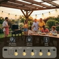 thumbnail image 3 of Outdoor String Lights, 200 ft with 100 G40 LED Bulbs Waterproof for Patio Garden Yard Backyard Decoration, 3 of 6