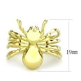 thumbnail image 2 of IP Gold(Ion Plating) Stainless Steel Ring with No Stone for Women No Stone Stone Color Style TK3718 Size 7, 2 of 5