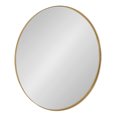 thumbnail image 1 of Kate and Laurel Rollo Round Framed Wall Mirror, Gold 22" Diameter, 1 of 8