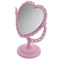 thumbnail image 1 of Vintage Desktop Makeup Mirror Creative Heart Shaped Mirror Rotatable Mirror, 1 of 4