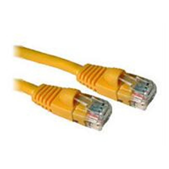 Pack of 5 Bootless 7 Foot Cat5e Yellow Ethernet Patch Cable by Konnekta Cable Pack of 5 Bootless 7 Foot Cat5e Yellow Ethernet Patch Cable by Konnekta Cable