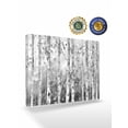 thumbnail image 2 of Grey Forest Wall Art for Living Room, Canvas Picture Wall Decor for Bathroom Bedroom, Modern Oil Painting Art Painting Artwork for Office Kitchen Hallway Dining Room Home Decorations 24"x32", 2 of 8