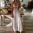 thumbnail image 2 of Fesfesfes Women Dress Tie-Dye Beach Pullover Maxi Boho Sundress Ladies Loose Long Slip Dress Clothes Sale, 2 of 7