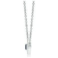 thumbnail image 2 of ANGARA Natural Blue Sapphire Evil Eye Pendant with Diamonds in 14K White Gold for Women (Size-2.5mm) | September Birthstone, Anniversary, Jewelry Gift for Women | Natural Blue Sapphire Necklace, 2 of 8