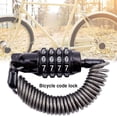 thumbnail image 4 of Bike Lock, Steel Cable Bike Lock, Bike Chain Lock, Black Bike Lock, Resettable Bike Lock, Bike Lock with Lock, 4 of 5