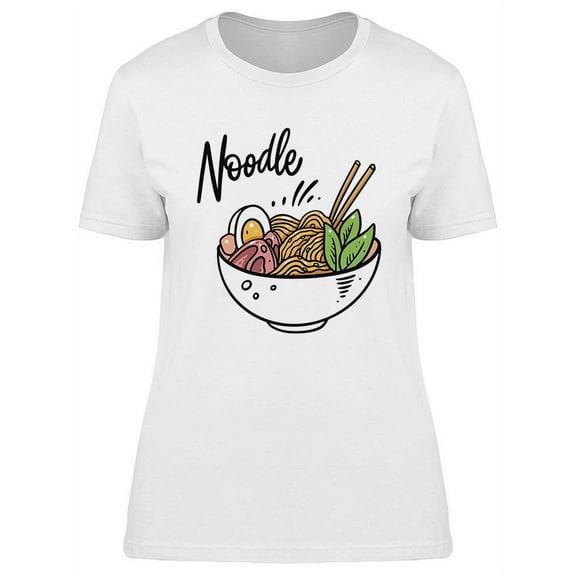 Noodle Ramen Soup T-Shirt Women -Image by Shutterstock, Female x-Large