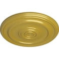 thumbnail image 3 of Ekena Millwork 19 3/4"OD x 1 1/2"P Kepler Traditional Ceiling Medallion (For Canopies up to 4 1/2"), Hand-Painted Rich Gold, 3 of 5