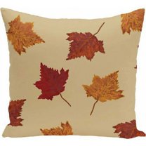 Simply Daisy Floral Print Decorative Pillow, 16" x 16", Yellow