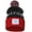 Arizona Black Red, variant on Unisex 3D Embroidered USA City Beanie – Soft Knit Cuffed Winter Hat, One Size