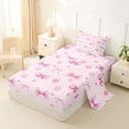 thumbnail image 2 of Erosebridal Girly Bowknot Kids Twin Sheet Sets, Cycle Polka Dots Bedding, 3 Pieces, 2 of 5