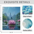 thumbnail image 3 of Diamond Art Kits for Adults - 5d Dragonfly On Pink Lotus Lake Diamond Painting for Adults, Diamond Art for Adults Beginners, Diamond Painting Kits for Adults for Home Wall Decor, 3 of 7