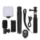 thumbnail image 1 of Video Vlog Kit Accessories Tripod Fill Light 3 Levels Brightness Phone Holder Noise Reduction Microphone Handle for Phone Camera Computer, 1 of 4