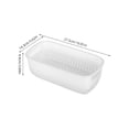 thumbnail image 3 of Juego de colador de cocina reutilizable, cuenco para lavar frutas y verduras, colador, cesta desmontable, 1 Juego, 3 of 7