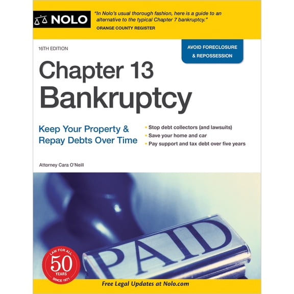 Pre-Owned Chapter 13 Bankruptcy: Keep Your Property & Repay Debts Over Time (Paperback) 141332973X 9781413329735