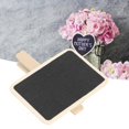 thumbnail image 3 of Blackboard Tag,Blackboard Sign Message Board, Blackboard Clip Mini Christmas Office Square Shape, 3 of 8