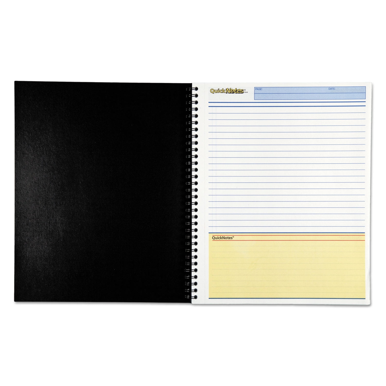 Wirebound QuickNotes Business Notebook, Top Spiral Bound