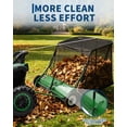 thumbnail image 3 of Wisykoke 44 Inch Tow Behind Lawn Sweeper, 29 Cu. Ft Heavy Duty Large Leaf Grass Collector, Tool‑Free Adjustable Brush Height, Dumping Rope for Riding Mower, Yard Driveway Sidewalk Debris Cleanup, 3 of 8