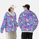 thumbnail image 4 of Balery Disco Roller Skates Sudadera ligera de manga larga con capucha y protección solar UPF 50+ para hombre y mujer, ideal para pesca y running-X-Large, 4 of 7