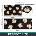 thumbnail image 7 of Black Christmas Santa Pattern Kitchen Rugs Sets Of 2,Anti Fatigue Kitchen Mat Rugs Non Slip Washable,Decorative Kitchen Floor Mats for Kitchen,Sink,Laundry,17"x30"+17"x47", 7 of 7