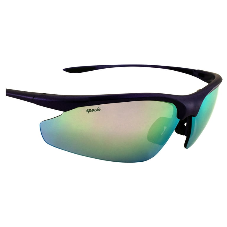 Epoch 6 Sport Sunglasses - Purple Frame, Polarized Smoke Lens, Super-Hydrophobic