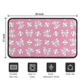 thumbnail image 5 of Pink Bows and Baseballs Pattern Door Rugs,Washable Non Slip Door Mats Indoor,Decorative Door Mats,Entry Mat Indoor for Entrance,Bedroom,Kitchen,Bathroom,30"x17", 5 of 6