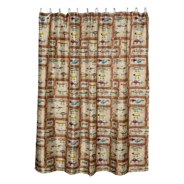 Rivers Edge Products Bathroom Shower Curtain, 70 x 72 Inches, Unique