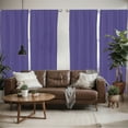 thumbnail image 2 of Ambesonne USA Window Curtains, Federal Holiday Design, Each 28" W x 63" L, Dark Blue Red White, 2 of 5