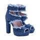thumbnail image 4 of 1 par de sandalias de tacones sexy de moda tacones altos femeninos sandalias de punta abierta, 4 of 5