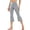 Light Gray-40429aa, variant on Trgacdwlo Flare Capri Leggings for Women High Waisted Capri Yoga Pants for Women Stretchy Slim Fit Workout Compression Leggings Blue S