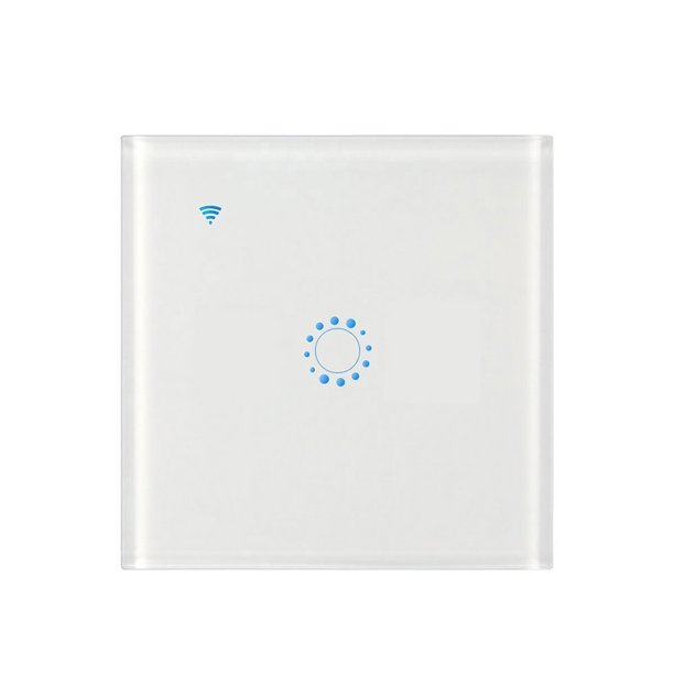 Interruptores inalámbricos Interruptor de luz WiFi Smart Wall Compatible con Alexa Abanopi para iOS 1 Gang
