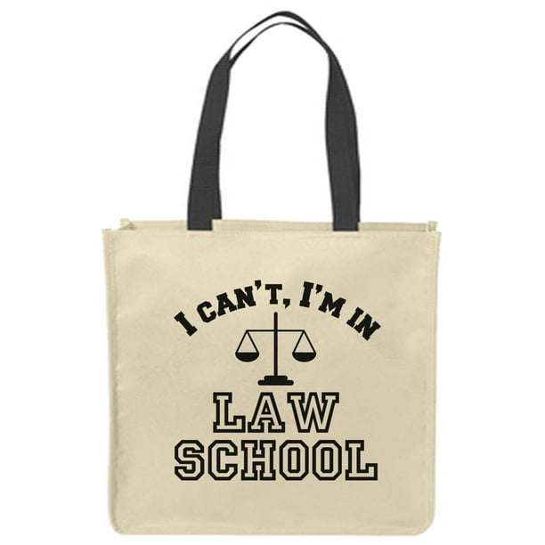 Canvas Tote Bags I Can't I'm In Law School Quotes Funny College Reusable Shopping Funny Gift Bags Canvas Tote Bags I Can't I'm In Law School Quotes Funny College Reusable Shopping Funny Gift Bags