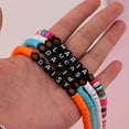 thumbnail image 3 of Personalized Bracelets for Women Bracelet Custom Beads Bracelets Friendship Bracelet with Name Custom Letters Bracelets Handmade Jewelry Gift, 3 of 12