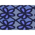 thumbnail image 1 of Ahgly Company Machine Washable Indoor Rectangle Transitional Midnight Blue Area Rugs, 7' x 10', 1 of 7