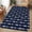 Blue, variant on Navy Blue Arrows Washable Area Rugs for Living Room Bedroom, Large Non Slip Indoor Floor Carpet Absorbent Low Pile Modern Abstract Art Ethnic Tribal Door Mat Rugs for Bathroom Entryway 47.2"x63"
