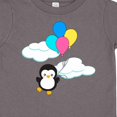 thumbnail image 4 of Inktastic Cute Penguin with Balloons Boys or Girls Toddler T-Shirt, 4 of 5