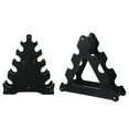 thumbnail image 1 of OUNONA 2Set Dumbbell Organizer Black ABS for Home and Office Use, 1 of 8