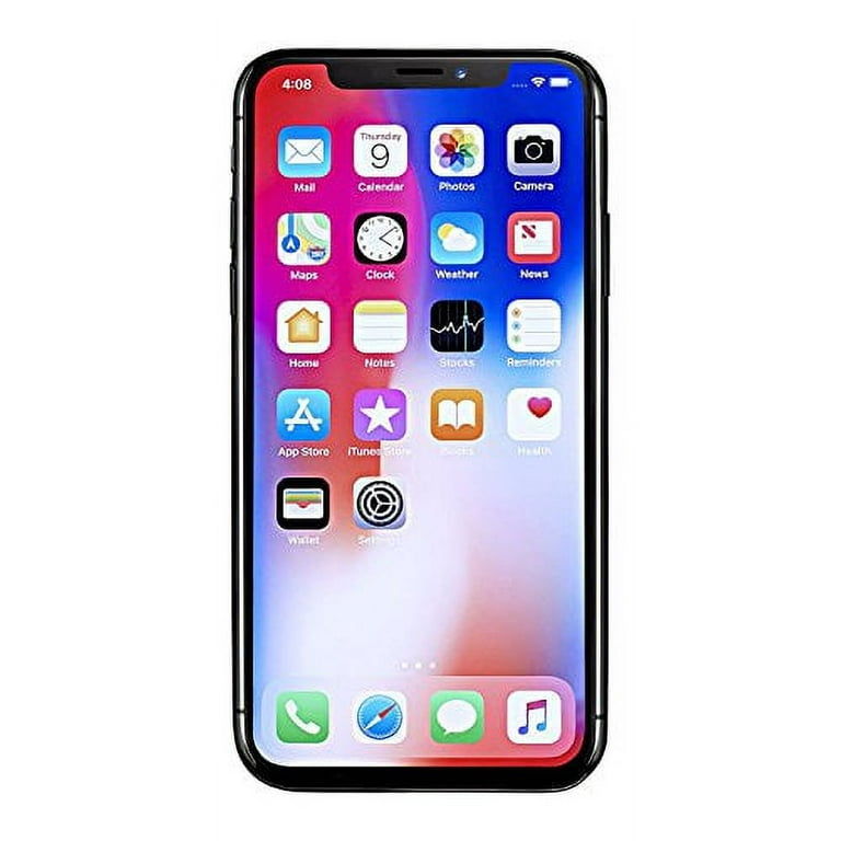 Restored Apple iPhone X 64GB Space Gray GSM Unlocked (AT&T + T