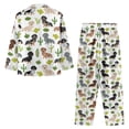 thumbnail image 4 of Renewold Women Button Pajama Set of 2 Dachshund Dog Cactus Athletic Clothing Size 4XL Cozy Sleepwear Pj Lightweight Pants Bottoms with Pockets & Pullover Athletic Clothing, 4 of 6