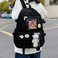 thumbnail image 1 of Kawaii Clear Front Backpack - Fashionable School & Travel Bag - Spacious, Durable, Lightweight with Versatile Style for Students & Trendsetters, 1 of 5