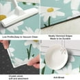 thumbnail image 3 of Teal Daisy Flower White Blooms Pattern Kitchen Rug Mat,Kitchen Runner Rugs Non Skid Washable,Decorative Kitchen Floor Mats for Kitchen,Sink,Laundry,17"X47", 3 of 5